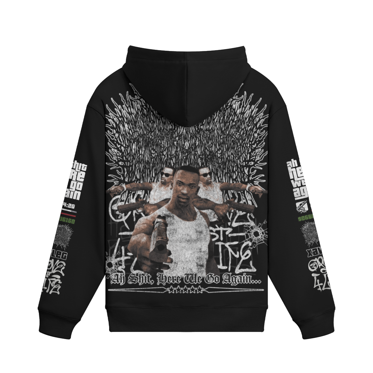 Xavleg - 'Ah Shit Here We Go Again' Limited Edition Hoodie
