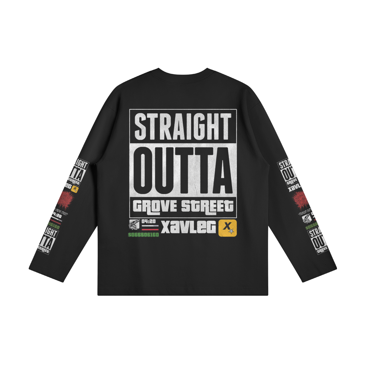 Xavleg - 'Straight Outta Grove Street' Limited Edition Long-Sleeve