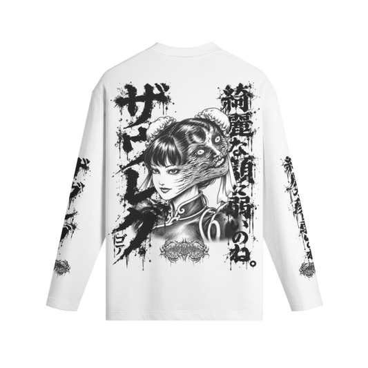 Xavleg Two Face limited edition Long-Sleeve in white, photo 2