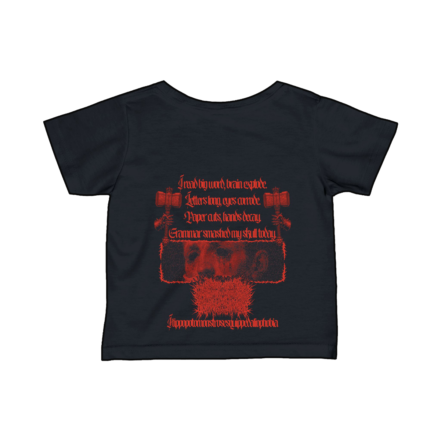 Xavleg - Hippopotomonstrosesquippedaliophobia Baby Tee