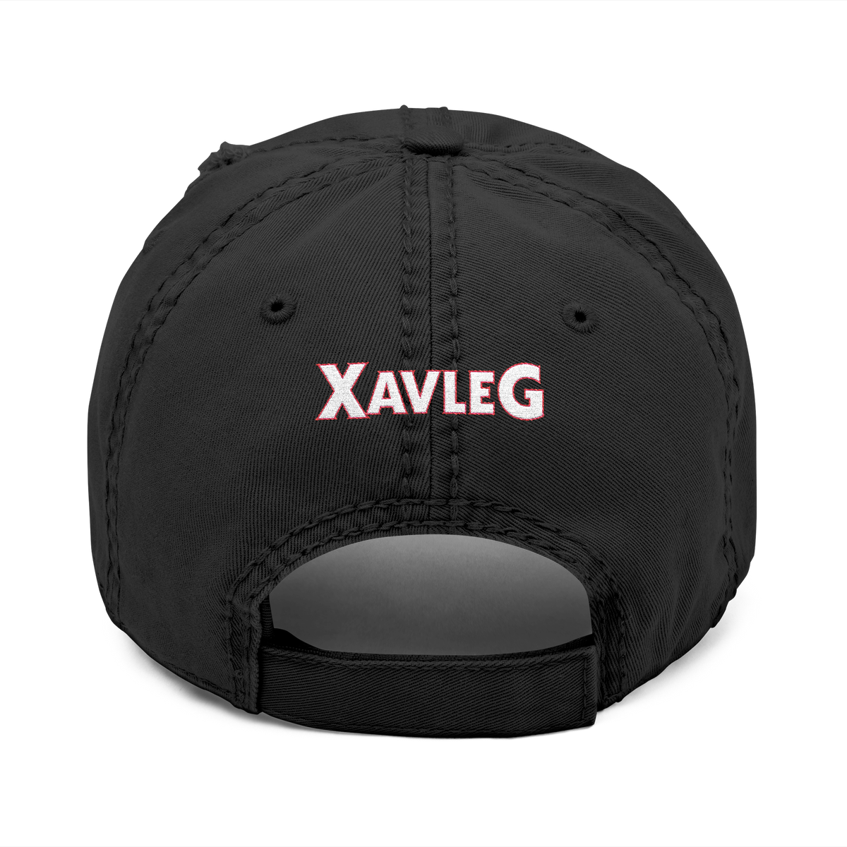 Xavleg Evil Never Dies limited edition Dad Hat in black, back print