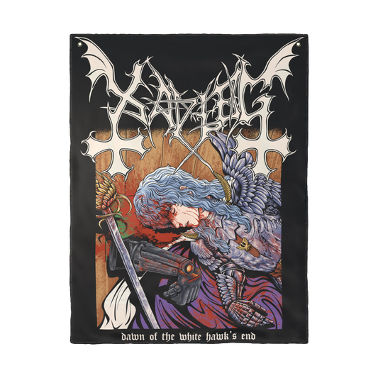 Xavleg - 'White Hawk's End/Vengeance' Limited Edition Double-Sided Flag