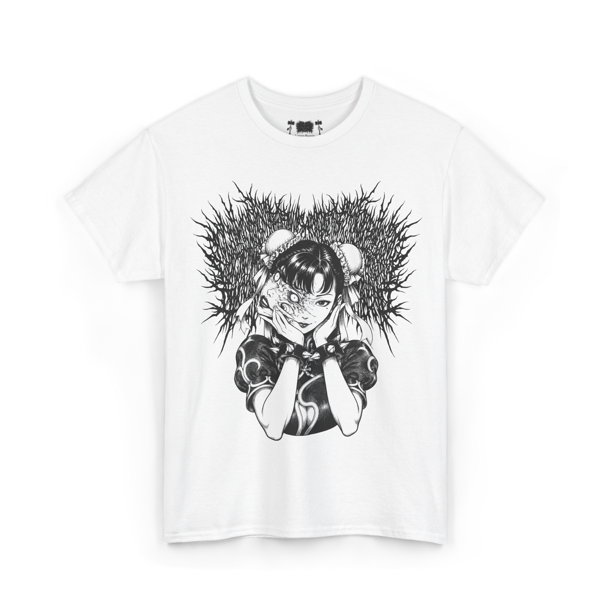 Xavleg Two Face limited edition T-Shirt in white, front print