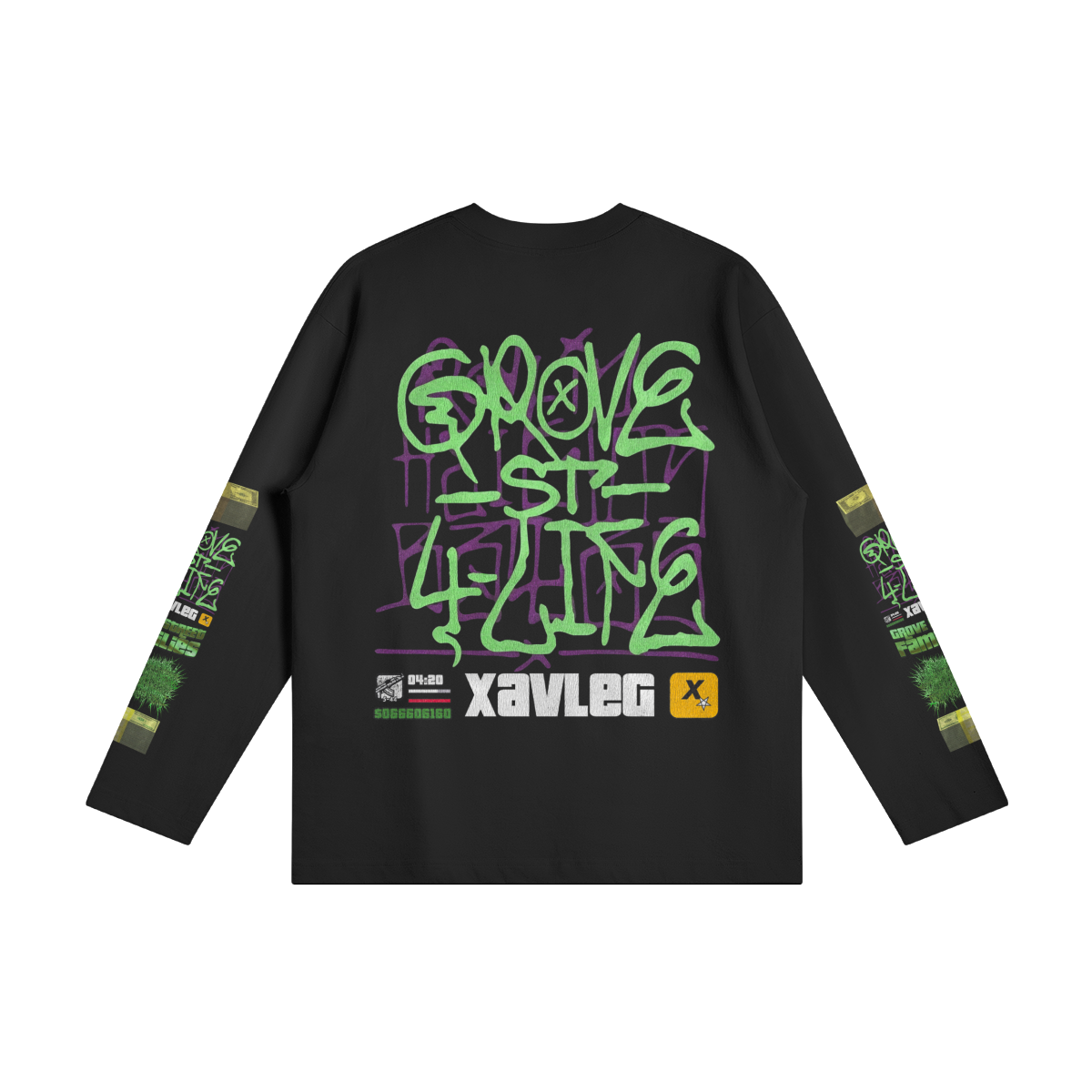 Xavleg - 'Grove Street 4 Life' Limited Edition Long-Sleeve