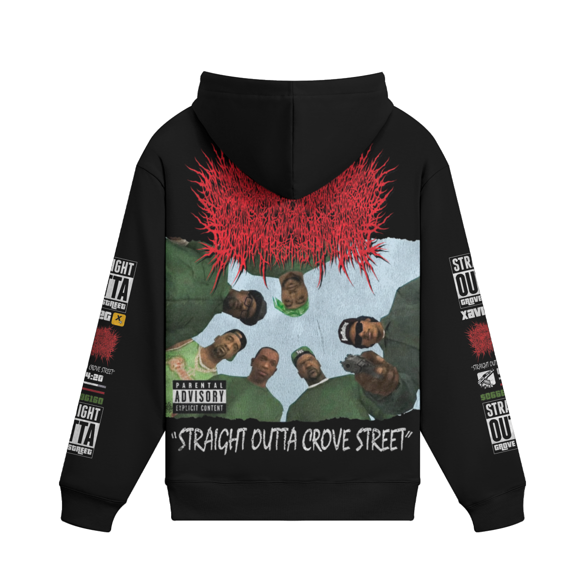 Xavleg - 'Straight Outta Grove Street' Limited Edition Hoodie