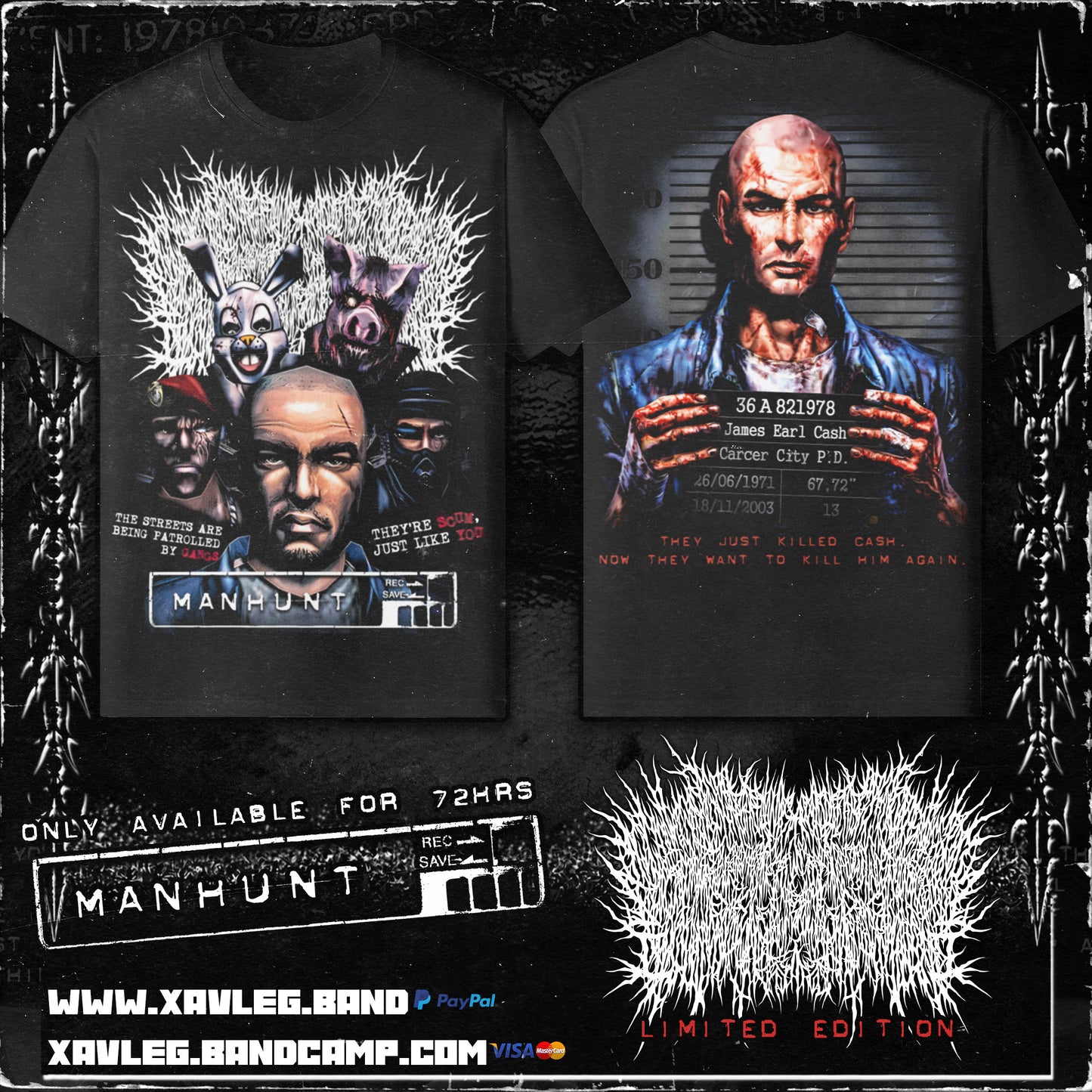 Xavleg - "They Just Killed Cash" T-Shirt