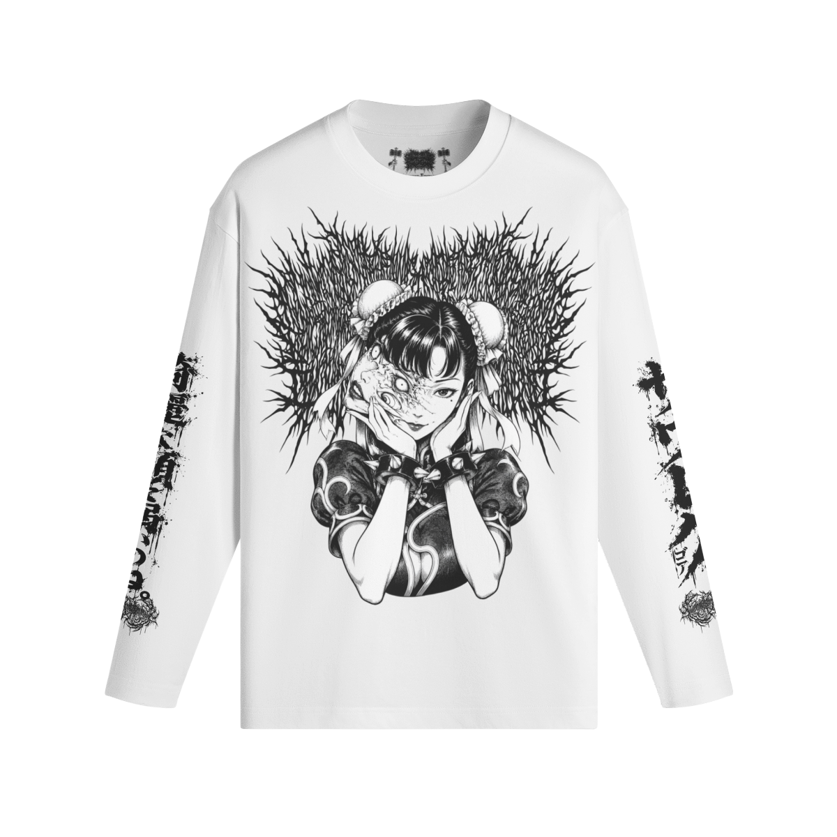 Xavleg Two Face limited edition Long-Sleeve in white