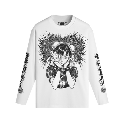 Xavleg Two Face limited edition Long-Sleeve in white