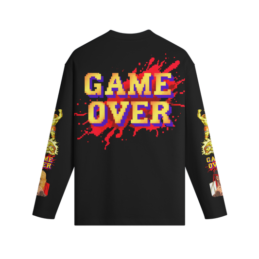 Xavleg Game Over limited edition Long-Sleeve in black, back print