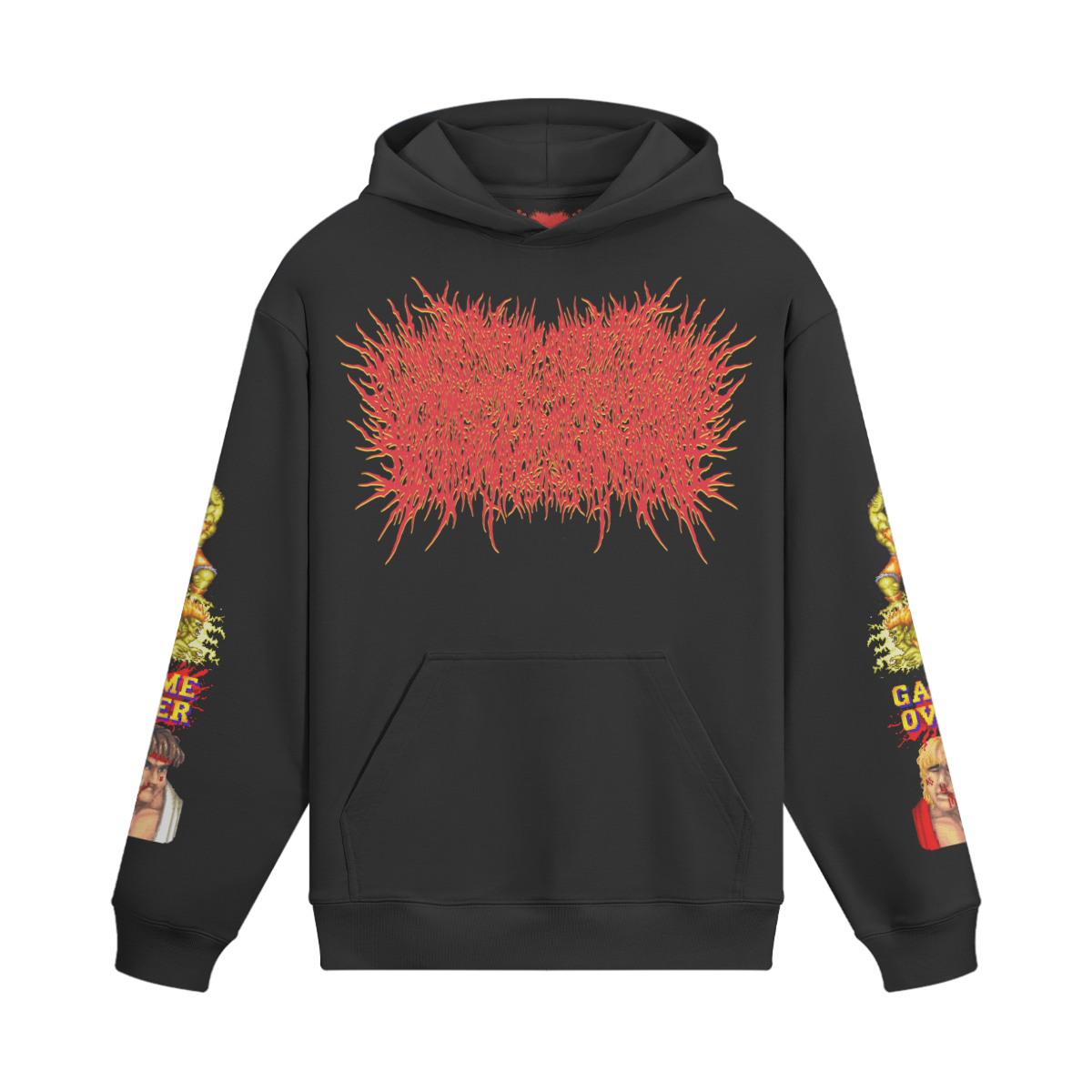 Xavleg Game Over limited edition Hoodie in black, front print