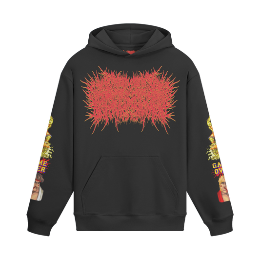 Xavleg Game Over limited edition Hoodie in black, front print