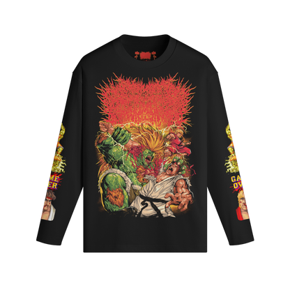 Xavleg Game Over limited edition Long-Sleeve in black, front print