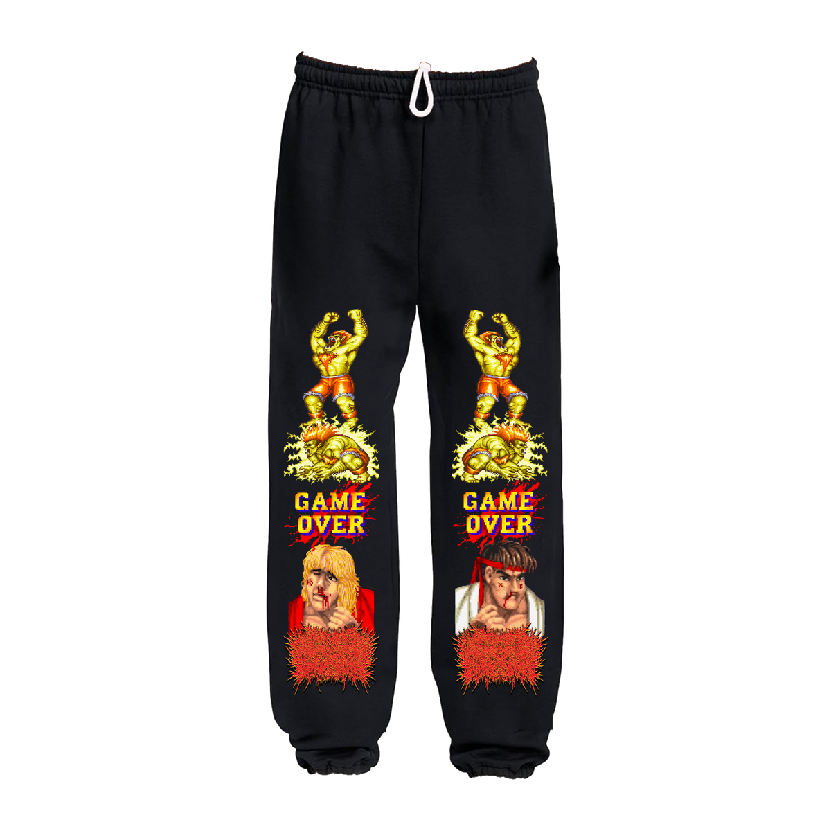 Xavleg Game Over limited edition Sweatpants in black
