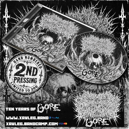 Xavleg - GORE 10th ANNIVERSARY CD PRESSING