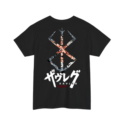 Xavleg Vulgar Display of Vengeance limited edition T-Shirt in black, back print